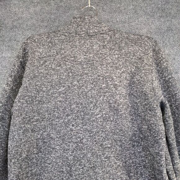 Champion Men's Notre Dame Full Zip Sweatshirt Gray Medium Long Sleeve Polyester - Picture 7 of 13